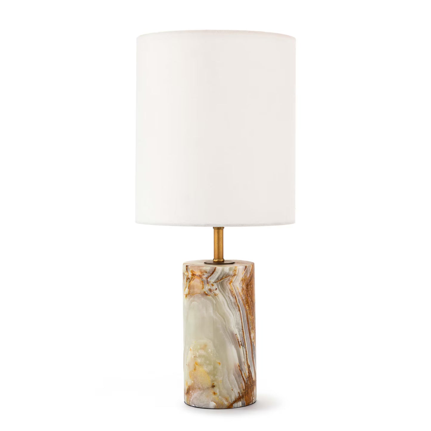 Jade & Brass Lamp