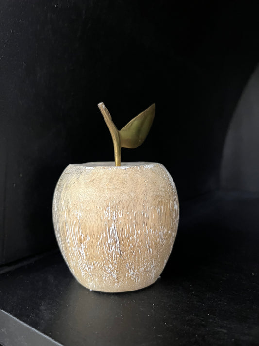 Wood & Gold Apple