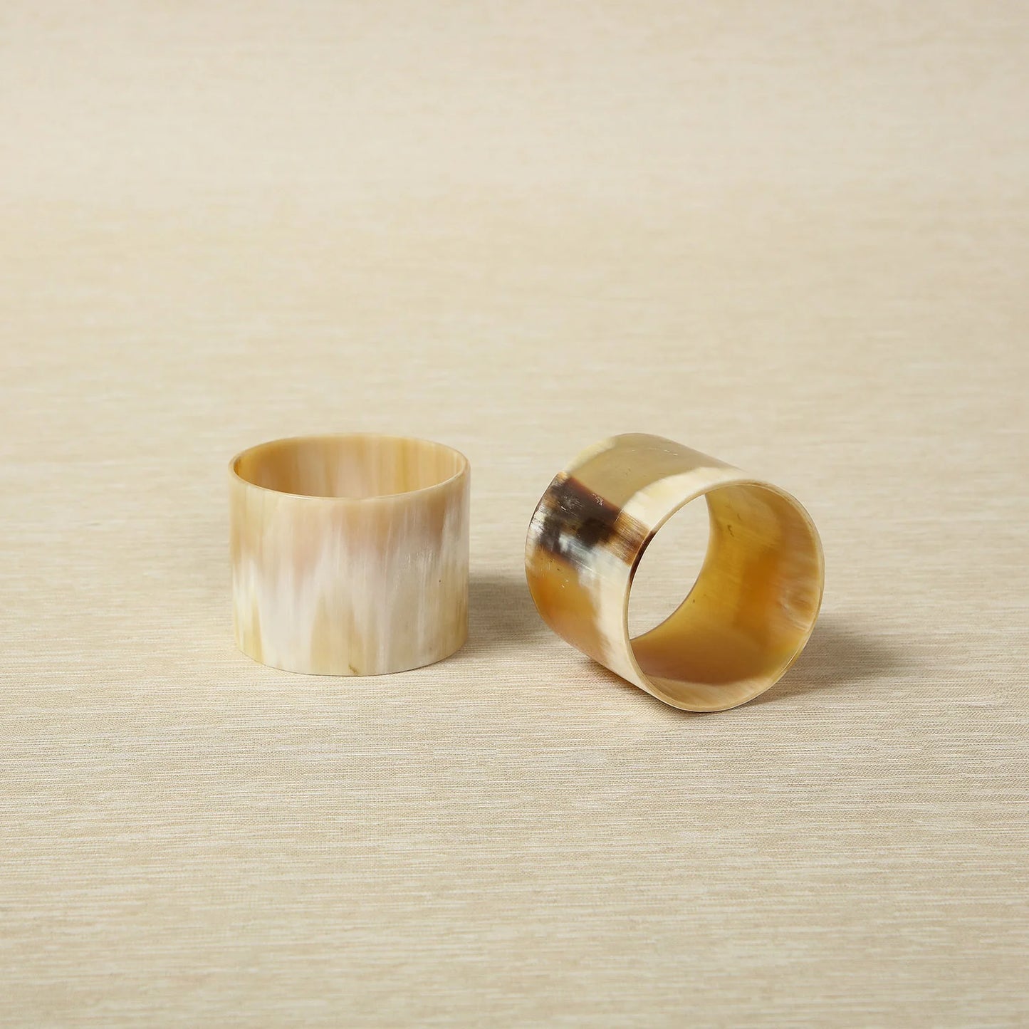 Horn Napkin Rings, set of 4