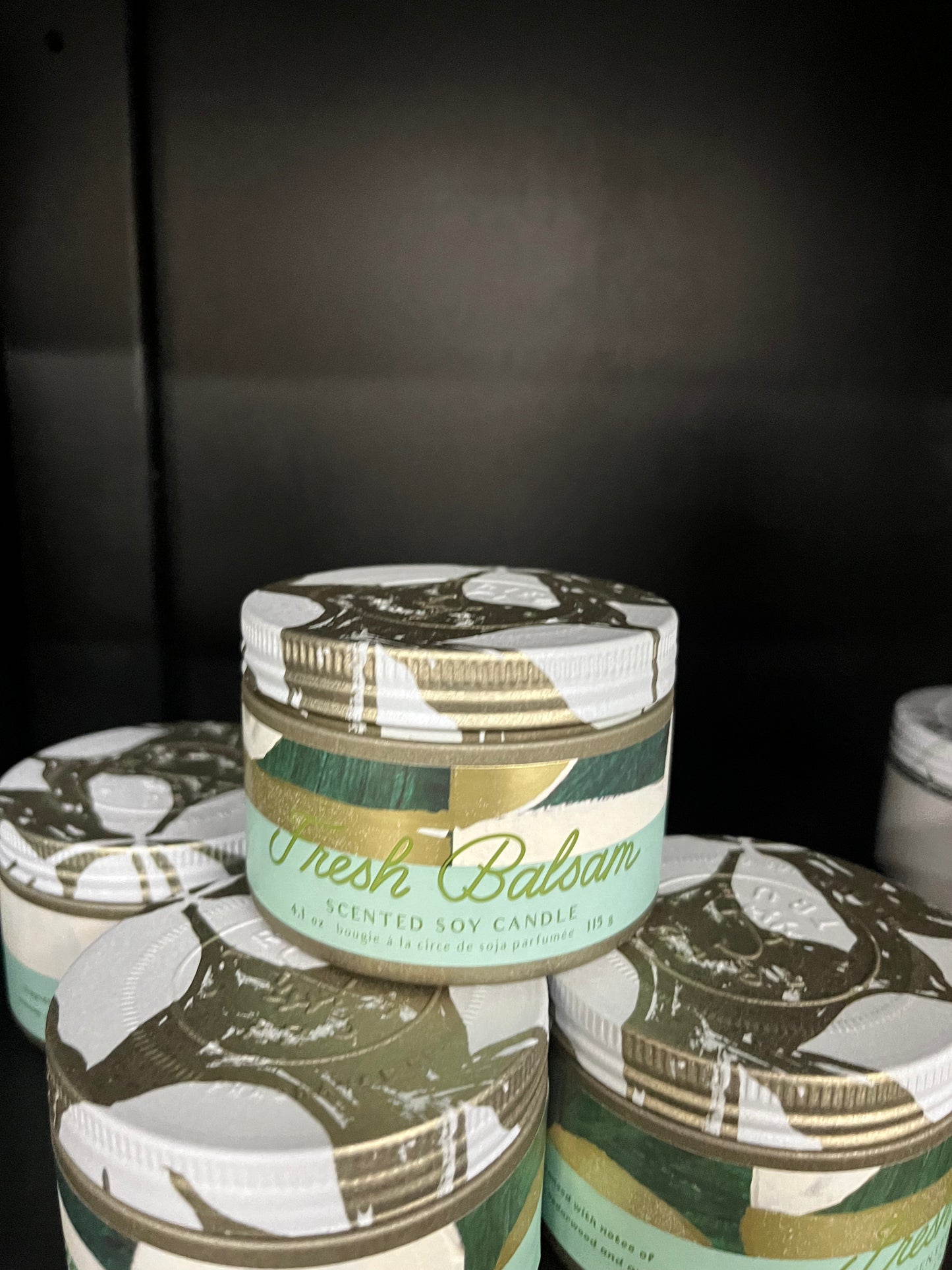 Fresh Balsam Tin Candle