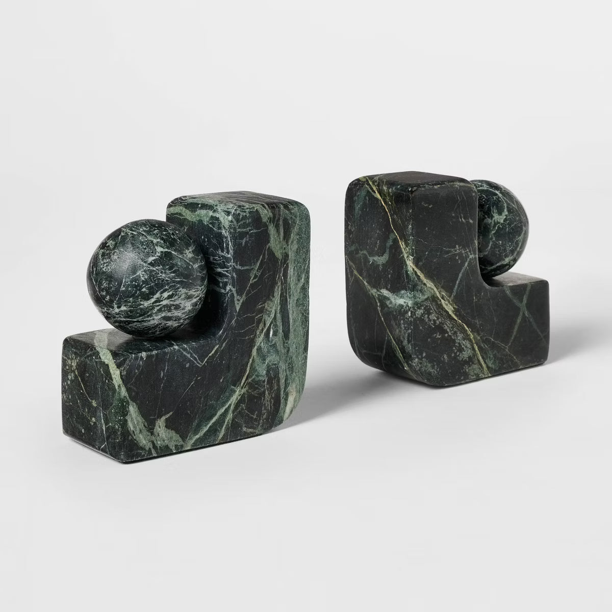 Marble Book Ends S/2