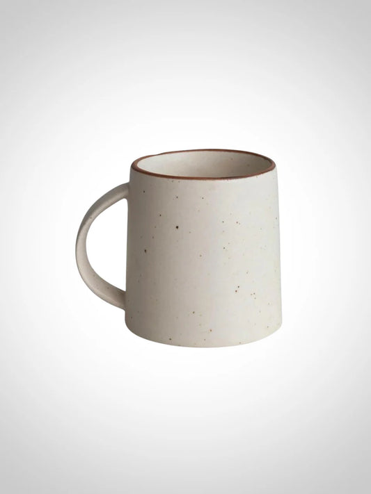 Stoneware Mug, Speckled Cream