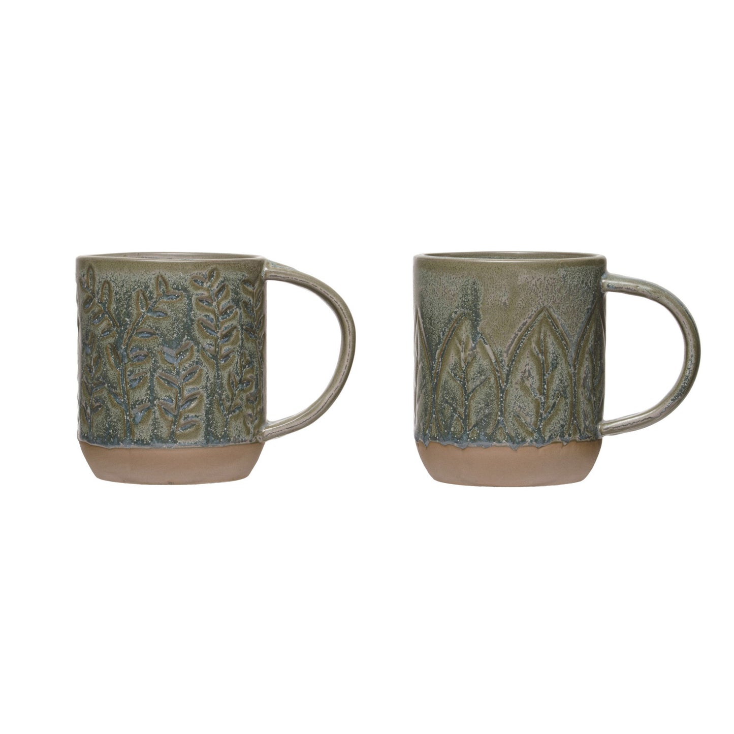 16 oz. Debossed Stoneware Mug, 2 Styles (Each One Will Vary)